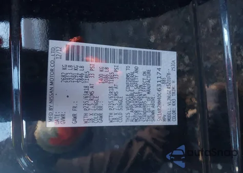 2013 Nissan Pathfinder Sl from USA, damaged, VIN 5N1AR2MM4DC631174